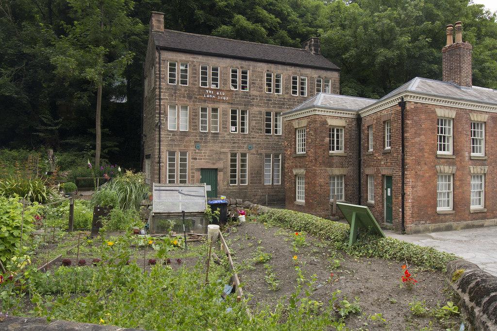 a photograph of the old loom shop where you can find the Adverse Camber office